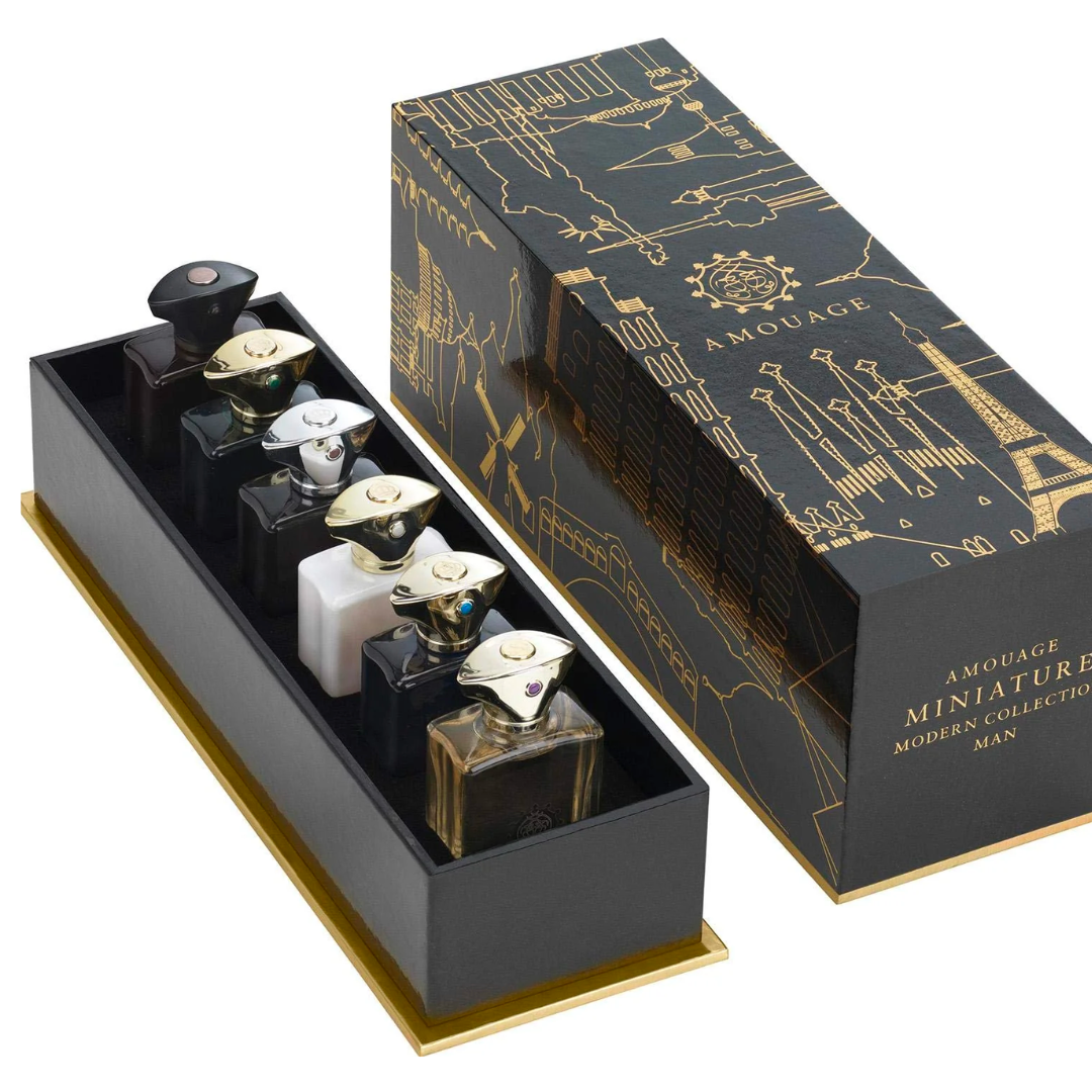 Amouage Miniature Classic Collection Man EDP Set 6 store x 7.5ml 0.3 fl.oz