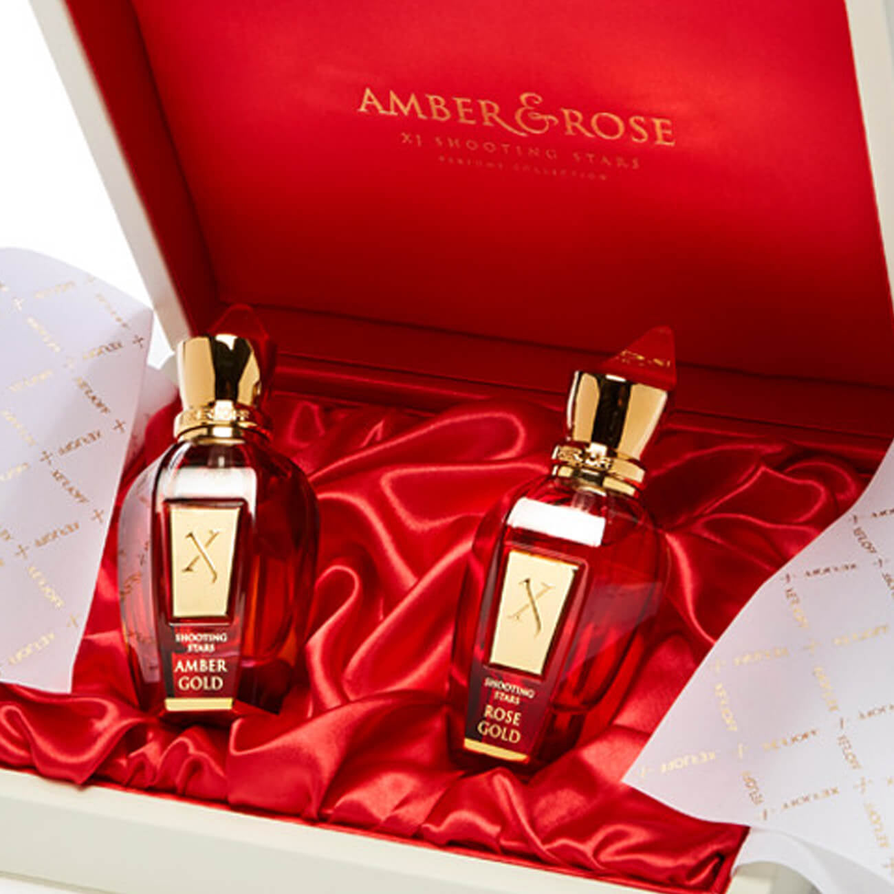 XERJOFF AMBER GOLD & ROSE GOLD Coffret