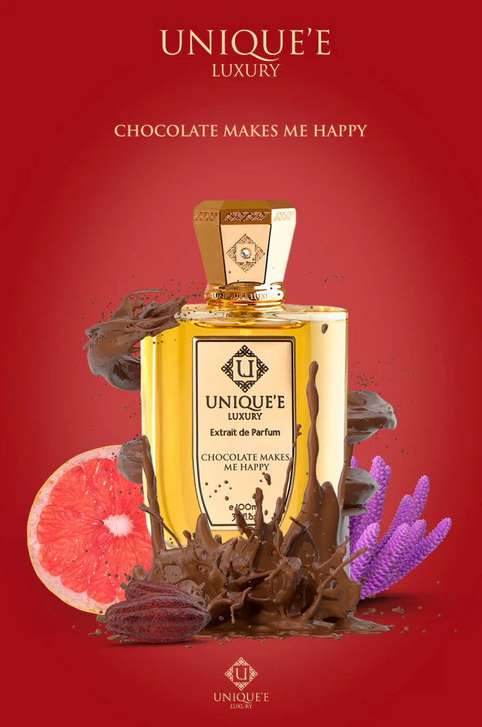 UNIQUE'E LUXURY Chocolate Makes Me Happy